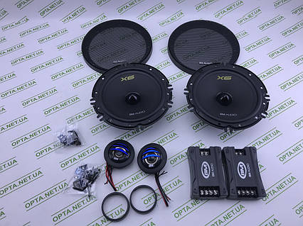 Комплект компонентної акустики BM Audio Boschmann F-628-X6 акустична система авто 16 см 250W