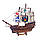 Сувенірний Корабель вітрильник дерев'яний (27,5х30х5,5 см), фото 2