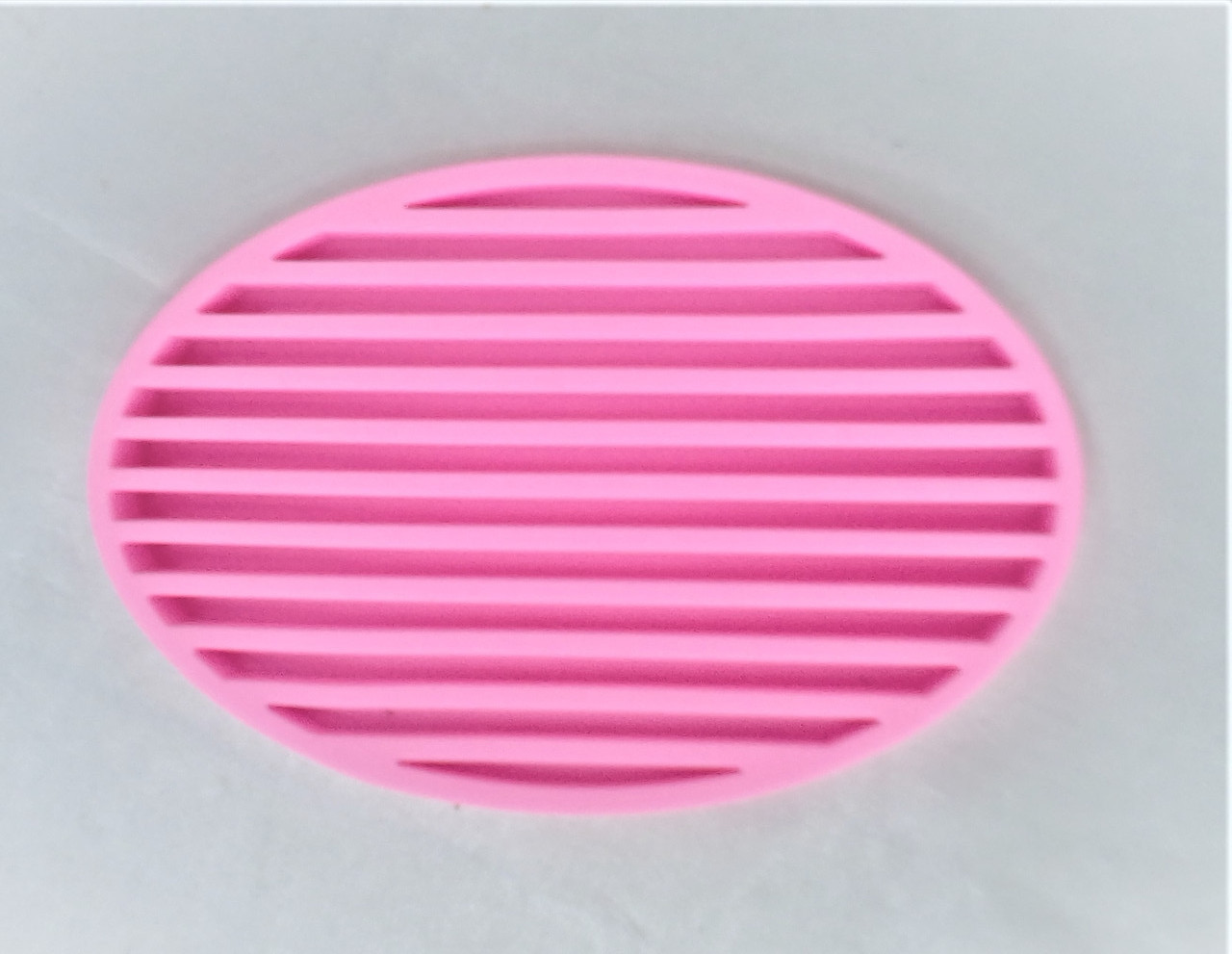 Мильниця силіконова овальна рожева, фото 1