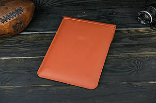 Шкіряний чохол для MacBook Air 13" (2018-2021) Дизайн №36, шкіра Grand, колір Коньяк, фото 5