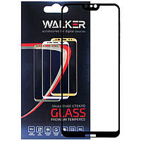 Защитное стекло Walker 3D Full Glue для Nokia 6.1 Plus / X6 Black