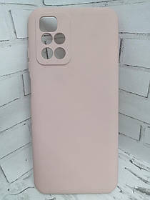 Чохол для Xiaomi Redmi 10 накладка бампер протиударний Silicone Cover Pink Sand