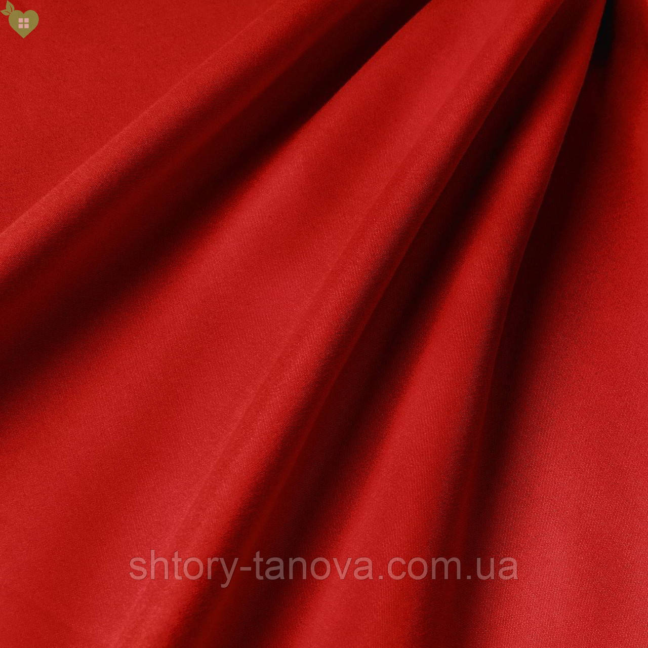 Підкладкова тканина персикова фактура люмінісцентно-червона Іспанія 83314v17