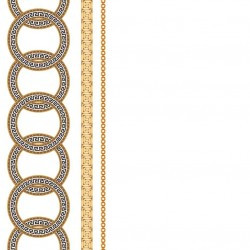 Клейонка-скатертина відрізна в грецькому стилі Срібло