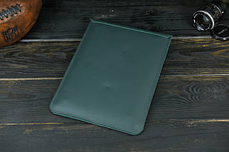 Шкіряний чохол для MacBook Air 13" (2018-2021) Дизайн №36, натуральна шкіра Grand, колір Зелений, фото 5