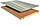 Столярна плита шпон Ясен кольоровий 13мм 2,5х1,25м 1 сторона, фото 2