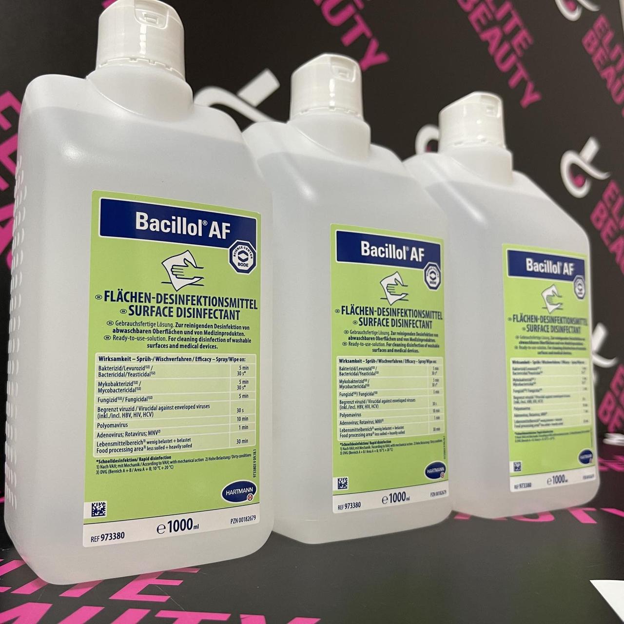 Безпечний засіб для дезінфекції Bacillol AF 1 л.