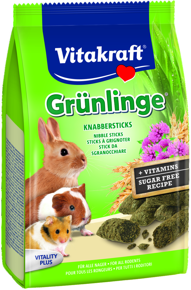 Ласощі для гризунів Vitakraft Grünlinge 50 г (з люцерною)
