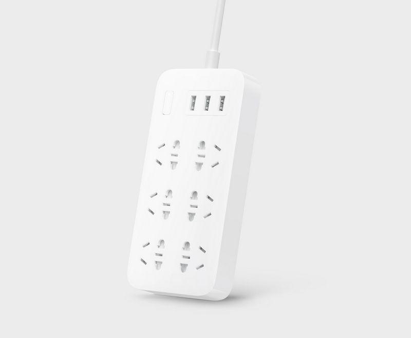 Удлинитель Mi Power Strip Quick Charger 2.0 6 розеток + 3 USB-port Xiaomi - фото 1 - id-p13016058