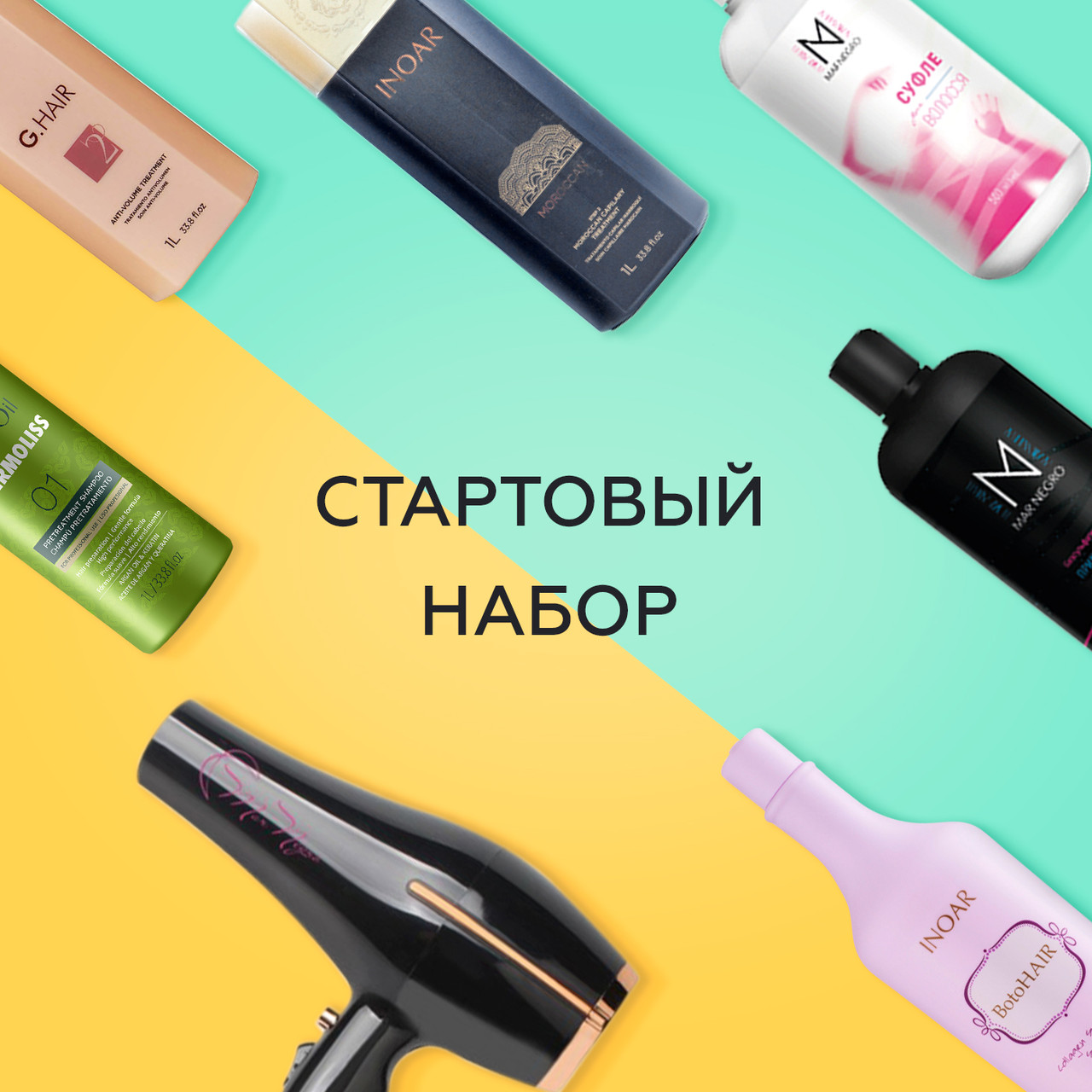 СТАРТОВИЙ ПАКЕТ для майстра з кератину, Inoar