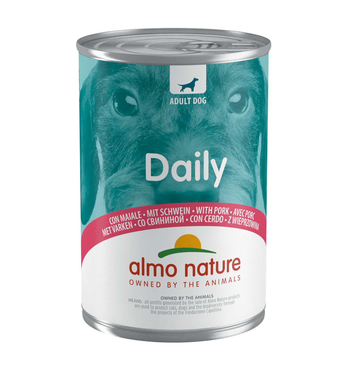 Вологий корм для собак Almo Nature Daily Dog ADULT PORK свинина 400 г