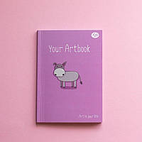 Блокнот А5 48арк Profiplan "Artbook donkey" 902293 чистий аркуш