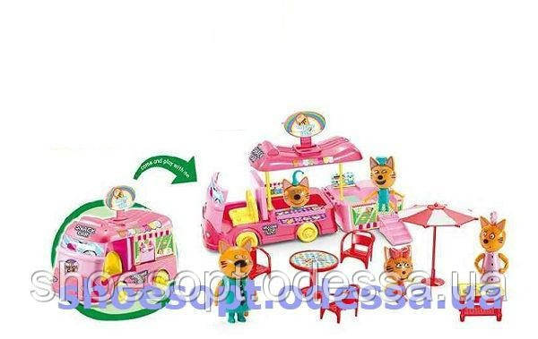 Ігровий набір Автобус Пікнік для подорожей котики, фото 1