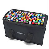 Набір маркерів скетч 120 шт для малювання на папері 120 шт для малювання. фломастери для дітей, фото 2