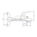 Змішувач для ванни Invena Ava New BW-06-001, фото 3