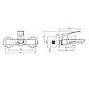 Змішувач для ванни Invena Neri  BW-01-001 хром, фото 3