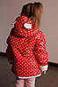 Весняна куртка дитяча для дівчинки зріст 110-128, фото 4