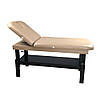Дерев'яний масажний стіл з регулюванням висоти масажна кушетка для масажистів для косметолога, фото 4