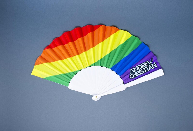 Веер от Andrew Christian Rainbow Pride разноцветный - фото 2 - id-p1557442168
