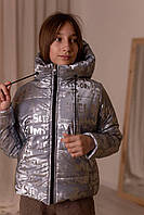 Стильная куртка демисезонная на девочку подростка размер 140-158