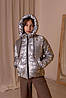 Стильна куртка демісезонна на дівчинку підлітка розмір 134-158, фото 5