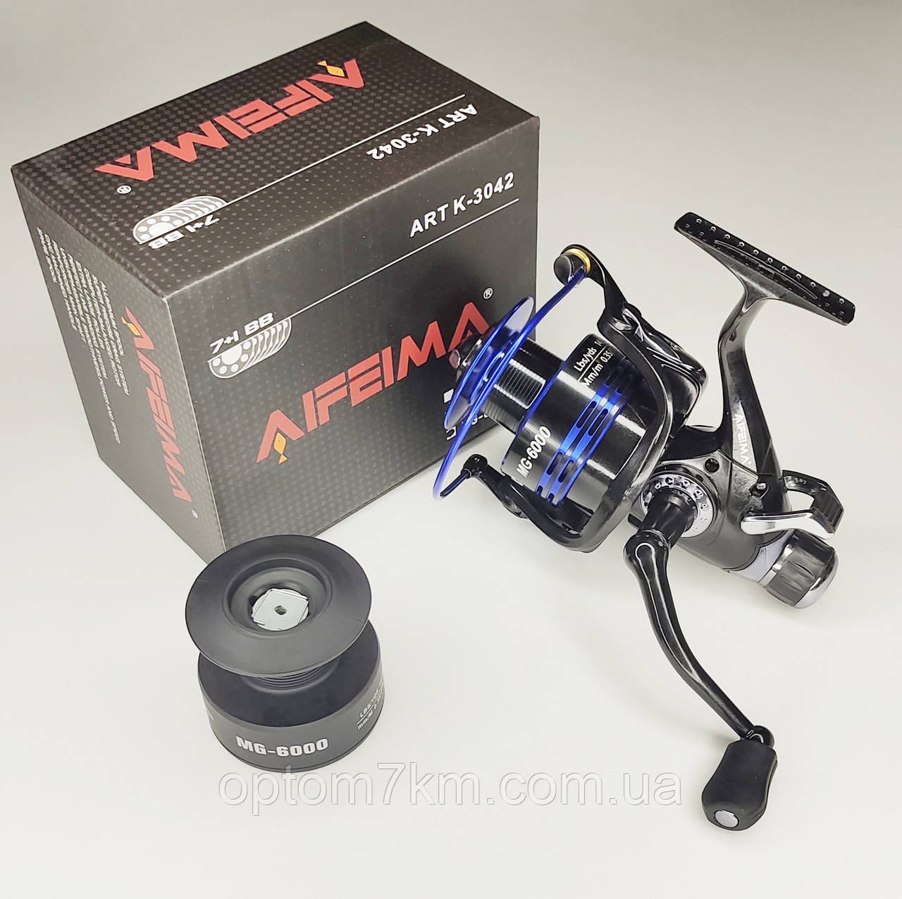 Катушка Feima MG-6000 baitrunner 7+1bb