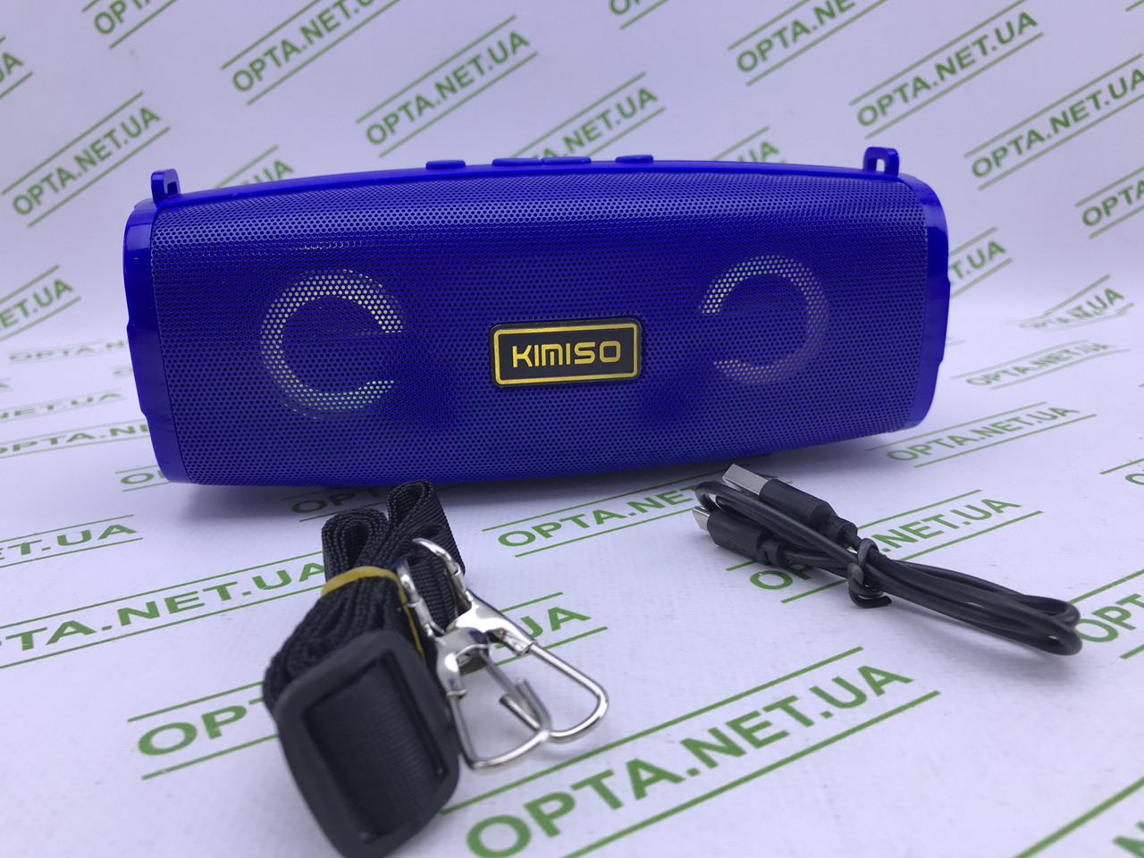 Портативна колонка на ремені KIMISO Bluetooth KMS-223 міні динамік green, фото 1