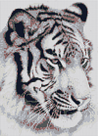 Алмазная вышивка "Белый Тигр Зимой " полная выкладка зашивка мозаика 5d наборы 30х40 см
