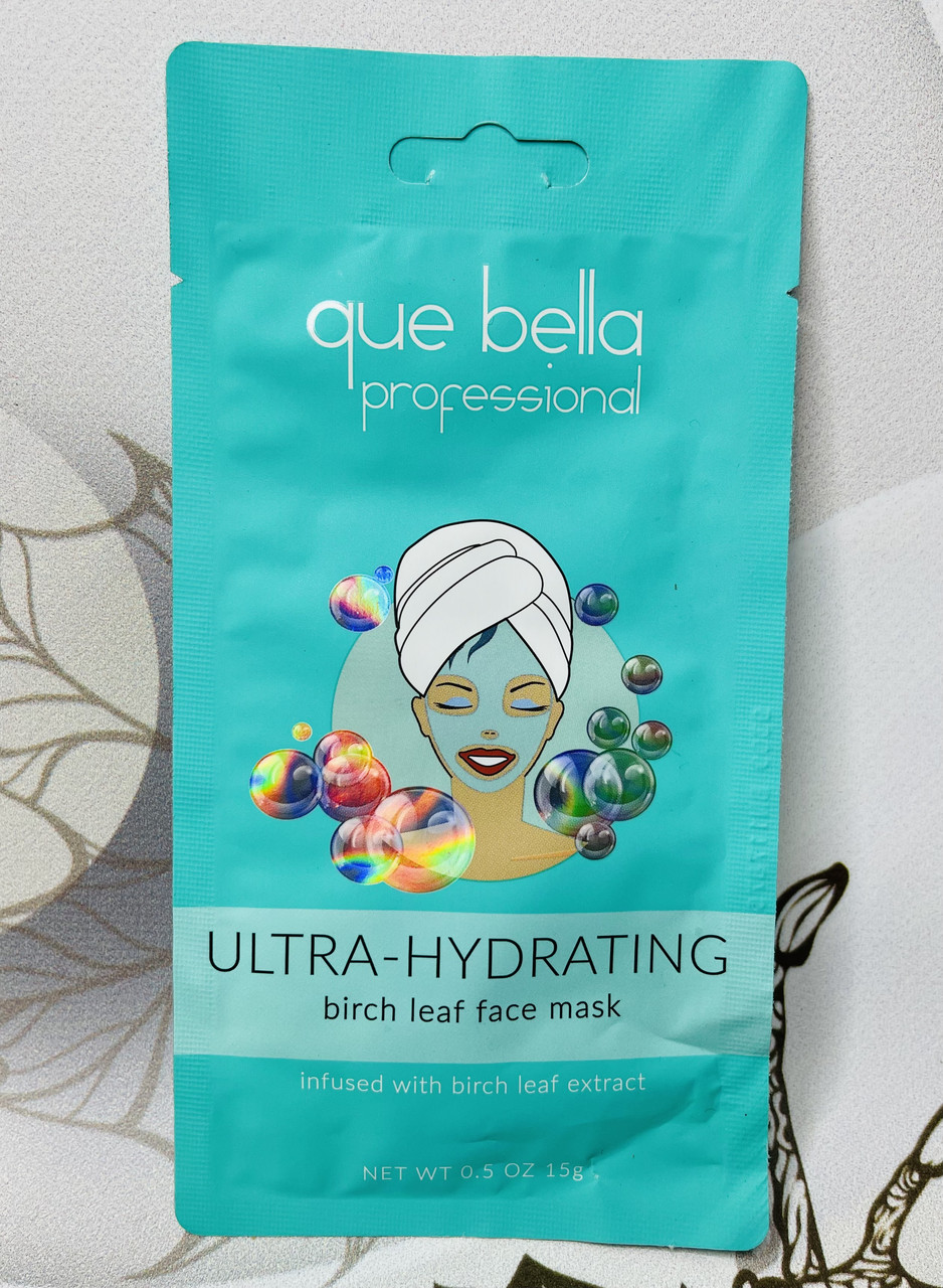 Зволожувальна тканинна маска для шкіри обличчя Que Bella Birch Leaf Moisture Mask