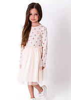 Платье нарядное детское персиковое Мевис на 2-6 лет
