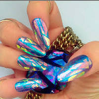 Фольга, гнучкі стрічки для дизайну нігтів