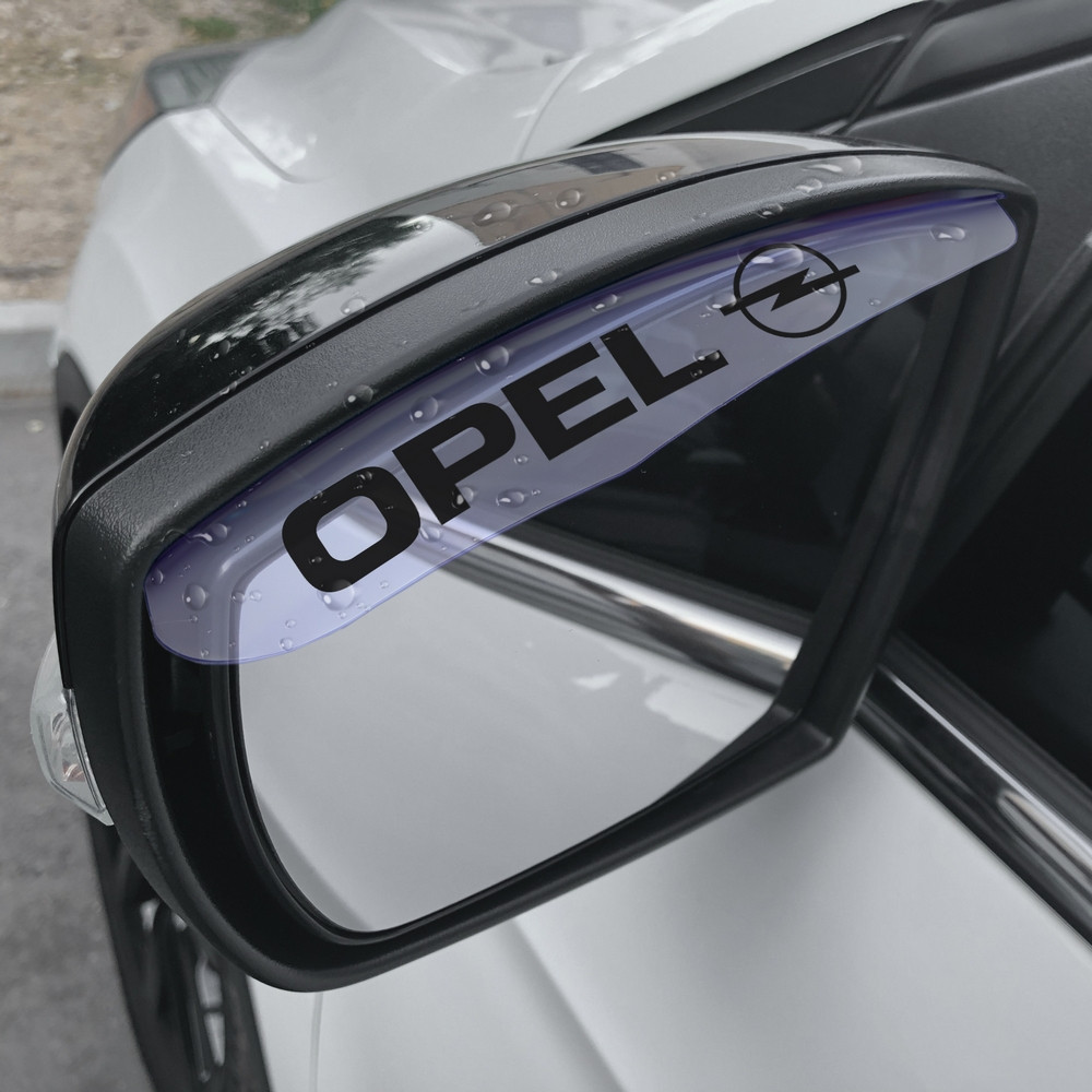 Защитный козырек Rain на боковые зеркала 50х170mm (2 шт) Opel Clear - фото 1 - id-p1557544895