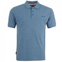 Чоловіча футболка поло Slazenger Plain Polo Shirt Teal Marl р. L В Наявність