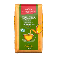 Чай зеленый с ванильным вкусом листовой Westminster Gruner Tea Vanille, 250 г, Германия