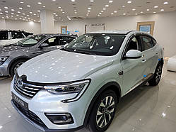 Дефлектори вікон з хром молдингом, вітровики Renault Arkana 2020- (Autoclover E453)