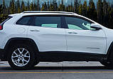 Дефлектори вікон, вітровики Jeep Cherokee (KL) 2013-2021 6шт. (Autoclover D733), фото 3