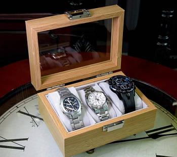 Скринька для годинника Швейцарія на 3 відділення