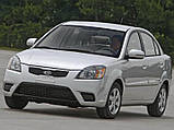 Вітровики, дефлектори вікон Kia Rio 2009-2011 (Autoclover/Корея), фото 3