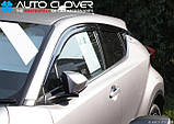 Дефлектори вікон (вітровики) Toyota C-HR 2017-2021 (Autoclover C016), фото 2