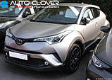Дефлектори вікон (вітровики) Toyota C-HR 2017-2021 (Autoclover C016), фото 6