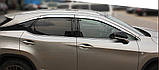 Дефлектори вікон хромовані, вітровики Lexus RX 2015- (Autoclover D702), фото 3