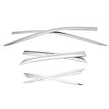 Дефлектори вікон хромовані, вітровики Lexus RX 2015- (Autoclover D702), фото 4