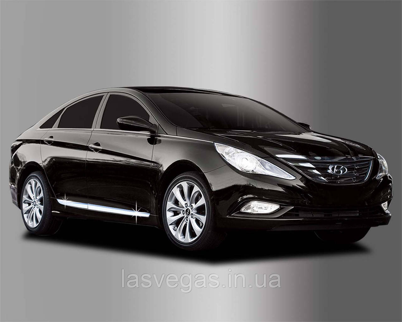 Хром молдинг двері Hyundai Sonata YF 2009-2014 (Auto clover B669)
