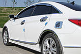 Хром молдинг двері Hyundai Sonata YF 2009-2014 (Auto clover B669), фото 5