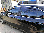 Дефлектори вікон з хром молдингом Toyota Camry V70 2017-, фото 2