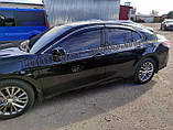 Дефлектори вікон з хром молдингом Toyota Camry V70 2017-, фото 5