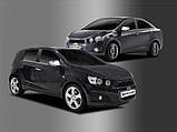 Хром накладки на дзеркала Chevrolet Aveo T300 (Sonic) 2011-2019, фото 4