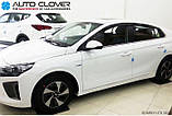 Дефлектори вікон (вітровики) Hyundai IONIQ 2016-2020 (Autoclover D735), фото 3