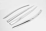 Дефлектори вікон хромовані (вітровики) Nissan Murano Z52 2015-2021 (Autoclover D655), фото 5