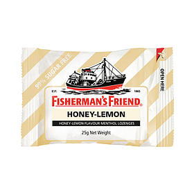 Цукерки fisherman's Friend Honey-Lemon Sugar Free 25g